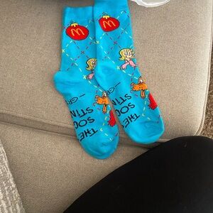 McDonald’s Christmas. Grinch socks sold out max